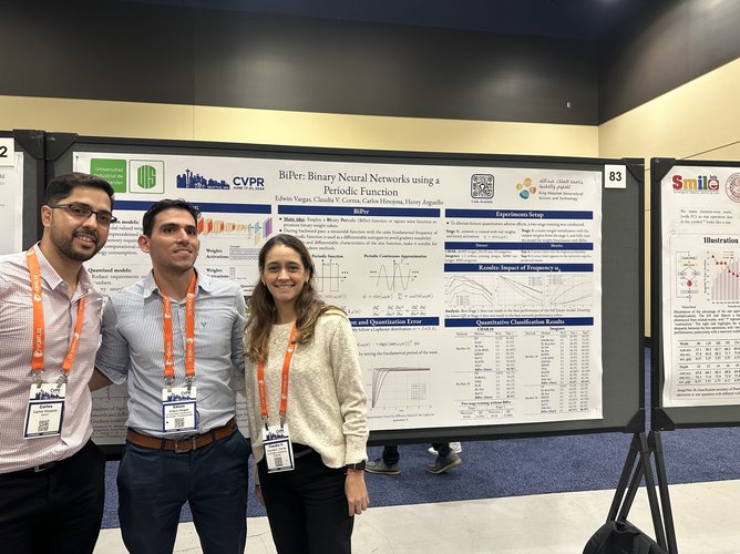 CVPR 2024, Seattle: *BiPer: Binary Neural Networks using a Periodic Function*.
